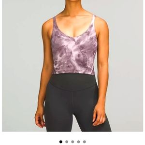 COPY - Lululemon Diamond Dye Mink Very Lunar Rock Shadow Grey Cropped Tank Top …